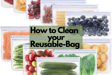 How to clean your Eco logical Reusable Snack Bags?