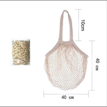 Load image into Gallery viewer, Reusable Cotton Mesh Produce Bags-(3pcs) - EcoLogical Method eco friendly sustainability
