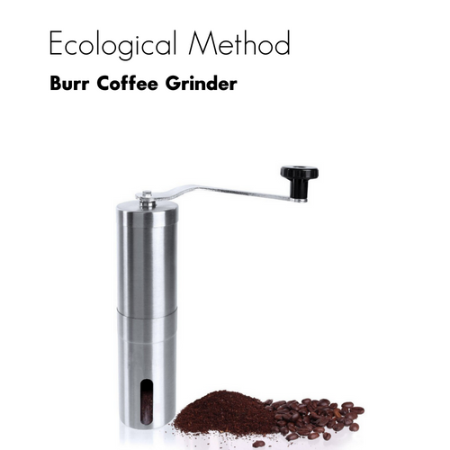 Burr Coffee Grinder Fine Grind Espresso Ecological Method Manuel Coffee Grinder