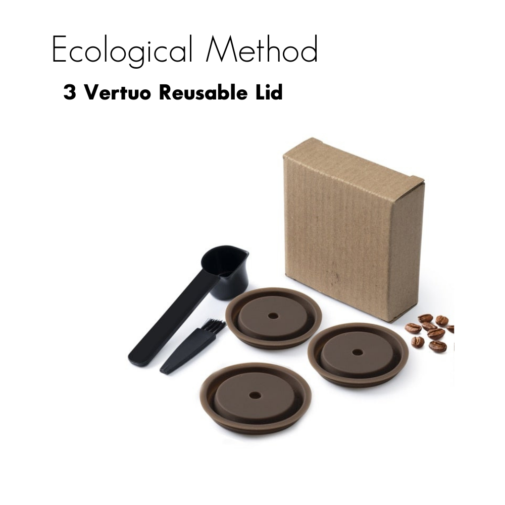 ecological method reusable pod nespresso vertuo refillable pod capsule eco friendly sustainable 