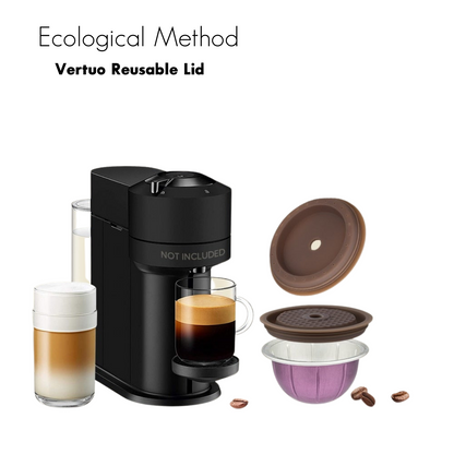 ecological method reusable pod nespresso vertuo refillable pod capsule eco friendly sustainable 