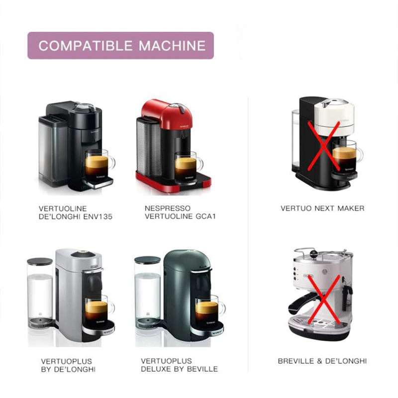 Reusable Vertuo Next Capsule - Silicone Coffee Filter For Nespresso
