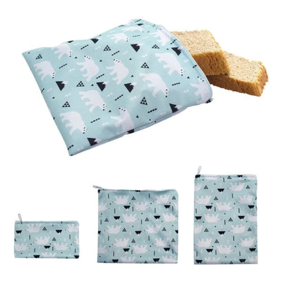 3PCS Ecological Reusable Snack Bag, Best Food Wraps for Sandwich or Snacks. Waterproof Bag Reusable Food Storage Container for Kitchen or Travel.3PCS Ecological Reusable Snack Bag, Best Food Wraps for Sandwich or Snacks. Waterproof Bag Reusable Food Storage Container for Kitchen or Travel.