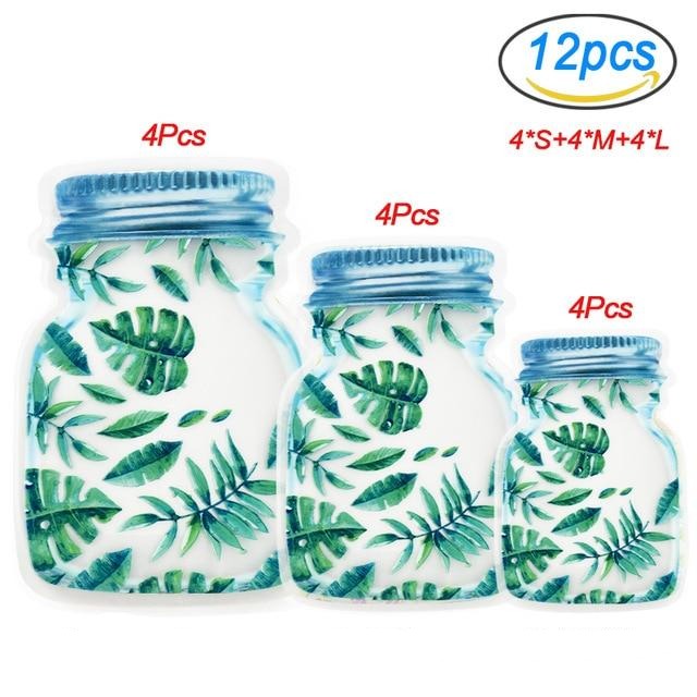 Ecological Reusable Snack Bag, Best Food Wraps for Sandwich or Snacks. Waterproof Bag Reusable Food Storage Container for Kitchen or Travel.