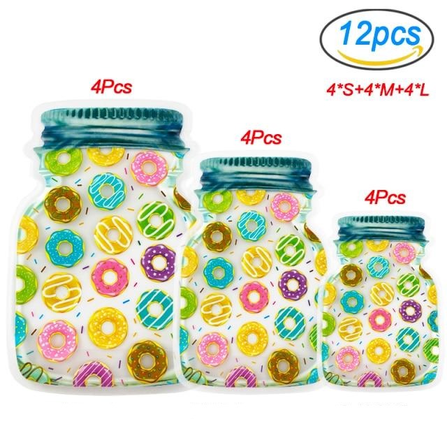 Ecological Reusable Snack Bag, Best Food Wraps for Sandwich or Snacks. Waterproof Bag Reusable Food Storage Container for Kitchen or Travel.