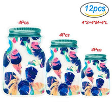 Load image into Gallery viewer, Ecological Reusable Snack Bag, Best Food Wraps for Sandwich or Snacks. Waterproof Bag Reusable Food Storage Container for Kitchen or Travel.
